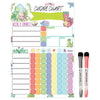 Magnetic Chore Chart for Kids with Dry-Erase Surface
