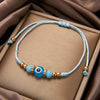 Evil Eye Crystal Bead Bracelet