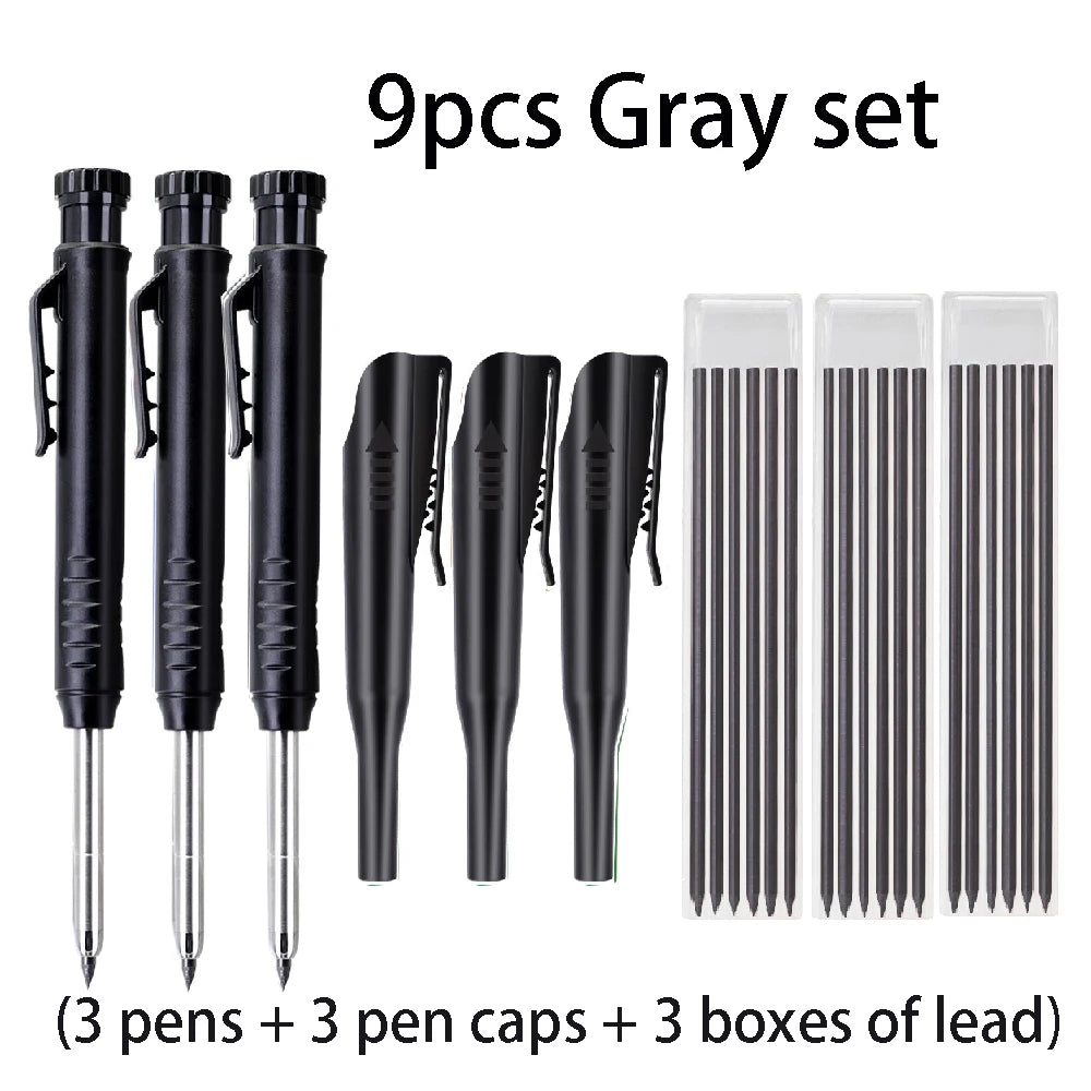 Precision Carpenter Mechanical Pencils with Lead Refills