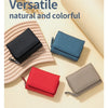 Genuine Leather Mini RFID Wallet for Women