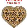 Decorative Faith-Themed Resin Embellishments with Water Ripple Effect