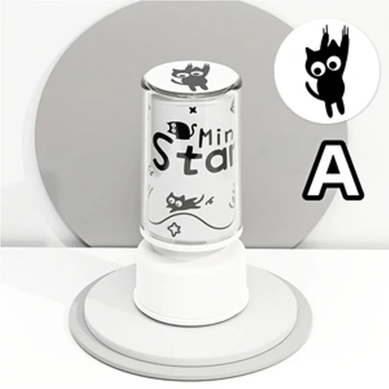 Set de Sellos de Gatitos Negros con 8 Diseños Únicos