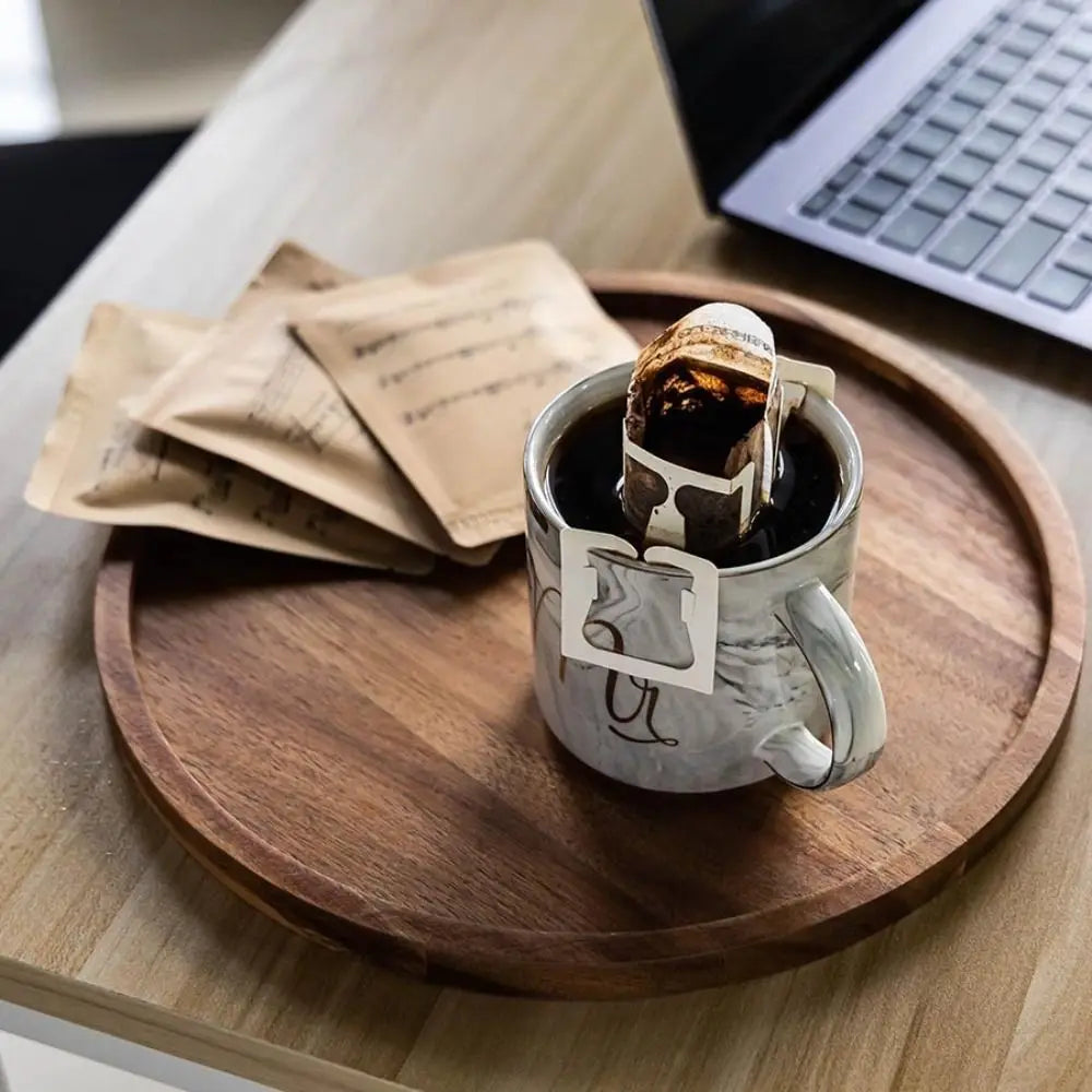 Natural Wooden Serving Tray for Home Decor