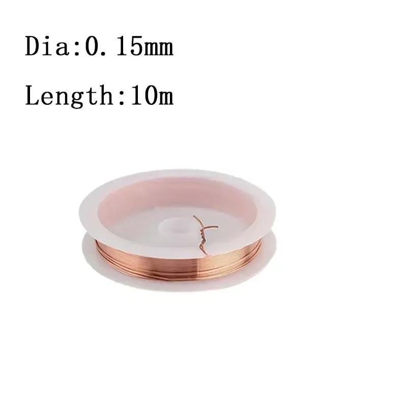 A round, copper-colored wire with a thin, twisted end is shown on a white background.