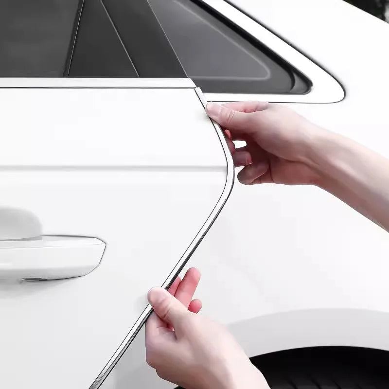 Chrome Car Door Edge Trim Molding Kit – Scratch & Impact Protection