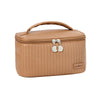 Portable Solid Color Makeup Organizer Bag