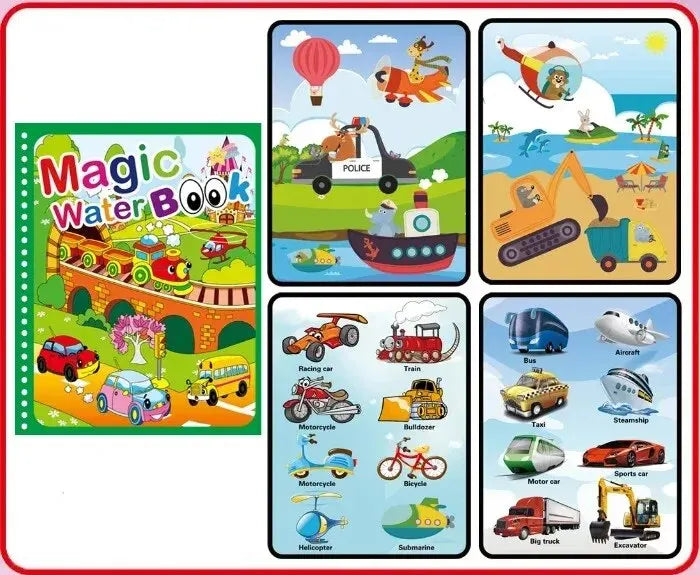 Reusable Magic Water Drawing Book for Kids
