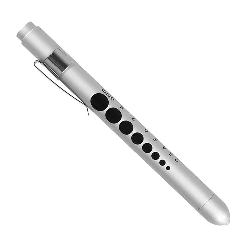Reusable LED Penlight with Pupil Gauge for Medical Professionals