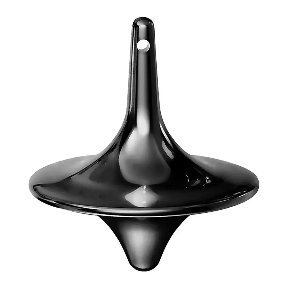 Silver Metal Fidget Spinning Top Gyroscope for Stress Relief