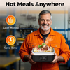 Cordless Heated Lunch Box with Rechargeable Battery