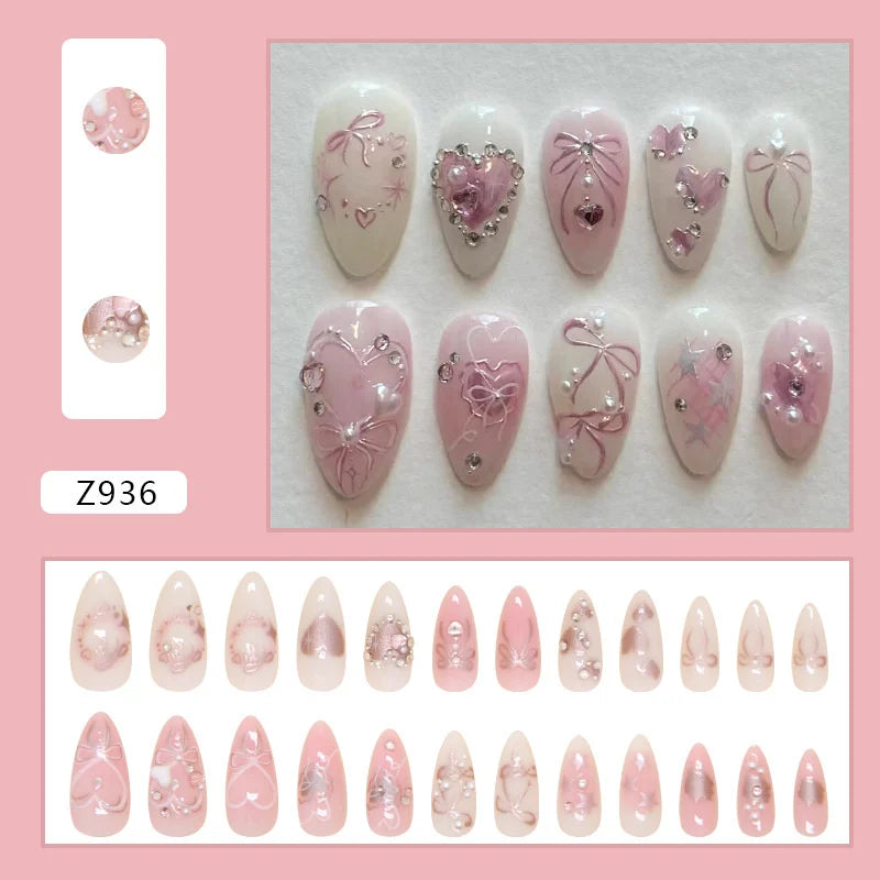 Press-On Artificial Nail Set