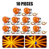 Compact LED Watermelon Side Marker Light with Flashing Turn Signal