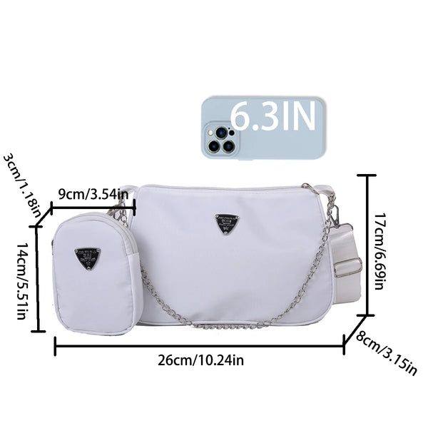 Lightweight Nylon Crossbody Bag