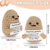 Handmade Crochet Pocket Hug Doll with Custom Message