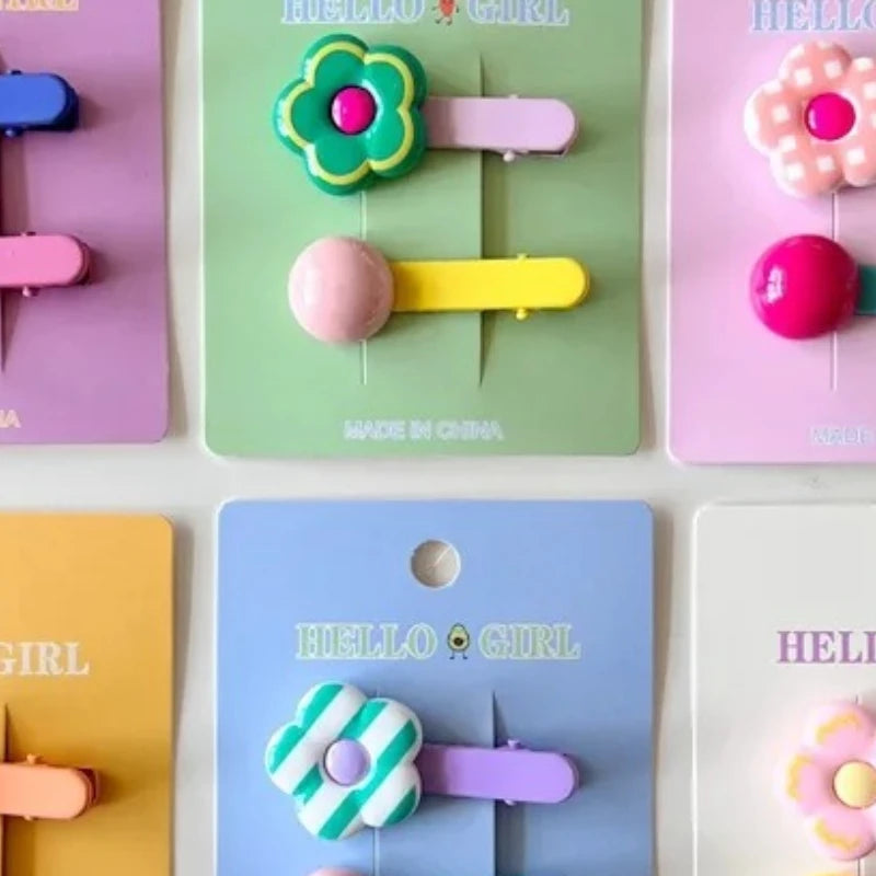 Pinza para el pelo con forma de pez para niñas