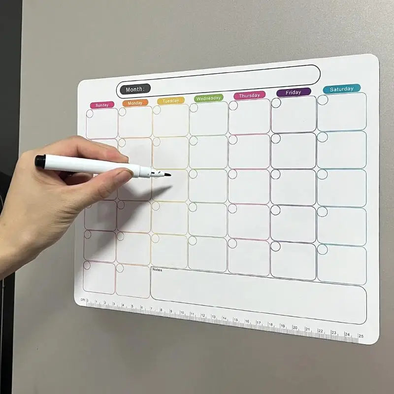 Magnetic Dry Erase Calendar & Planner