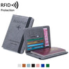 RFID-Blocking Passport Holder with Card Slots