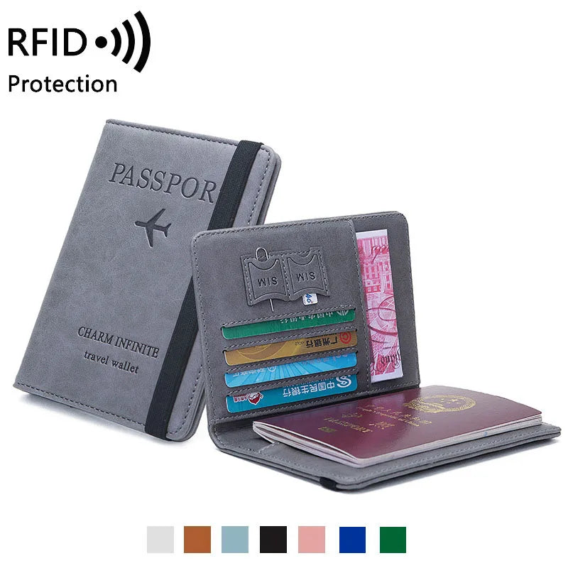 RFID-Blocking Passport Holder with Card Slots