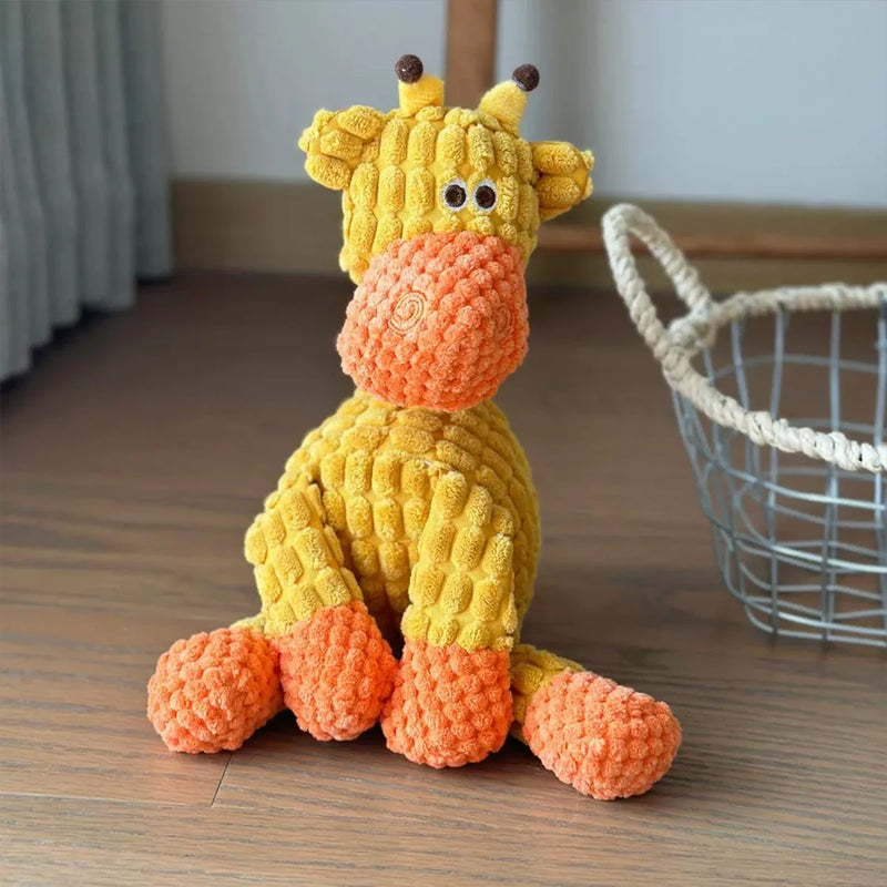 Squeaky Donkey Plush Dog Toy