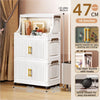 Foldable Double-Door Storage Cabinet