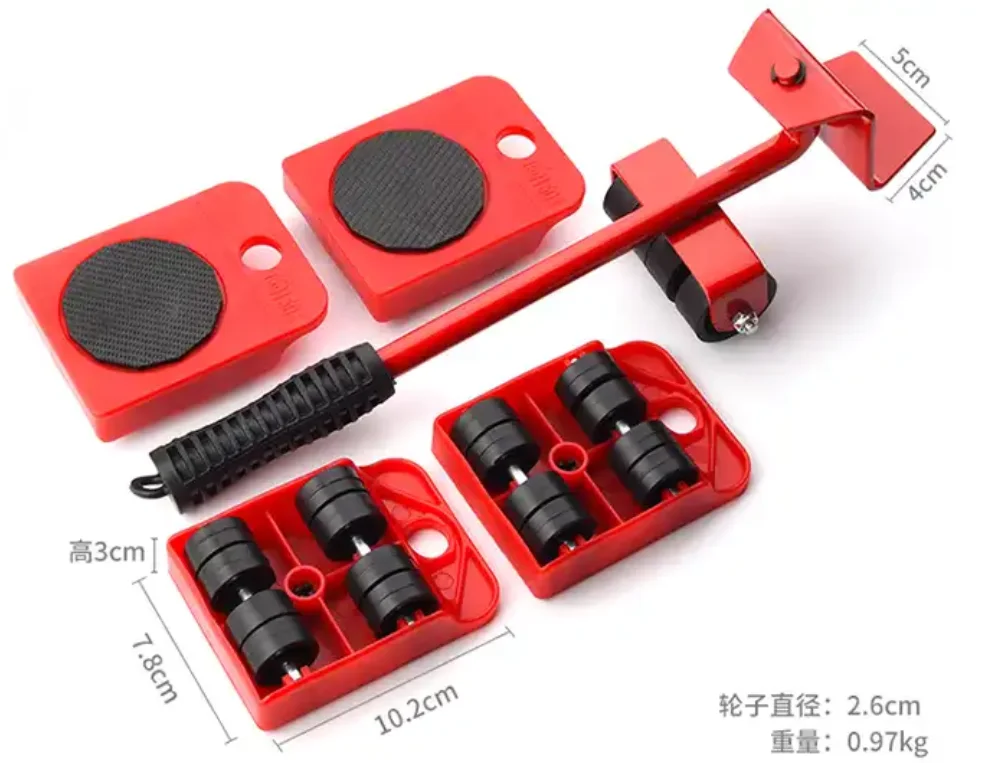 Heavy Duty Furniture Lifter with Moving Wheels