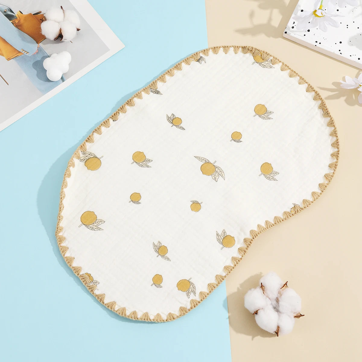 Cloud Soft Baby Pillow with Cotton Gauze Cover