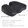 Ergonomic U-Shaped Memory Foam Seat Cushion for Coccyx Pain Relief