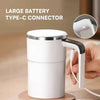 Self-Stirring Travel Mug with Temperature Display