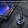 60W USB-C Car Charger with Built-In Spring Cable