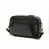 Men's Casual PU Leather Shoulder Bag with Zipper Pockets