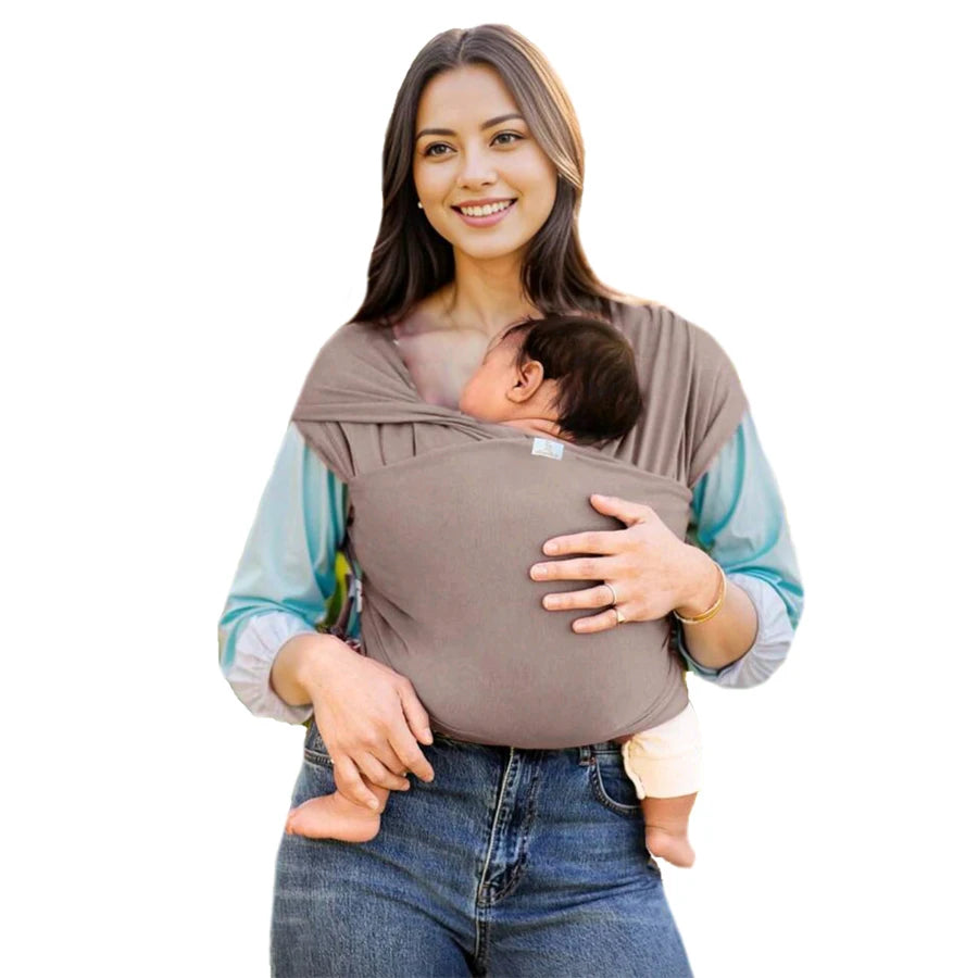 Knitted Fabric Baby Carrier for Front Carrying, Sleeping & On-the-Go Comfort