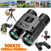 Compact 500x25mm Waterproof Binoculars with BAK4 Prism