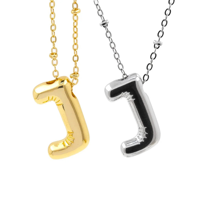 Personalized Initial Letter Pendant Necklace