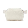 Cozy Fleece Crossbody Belt Bag