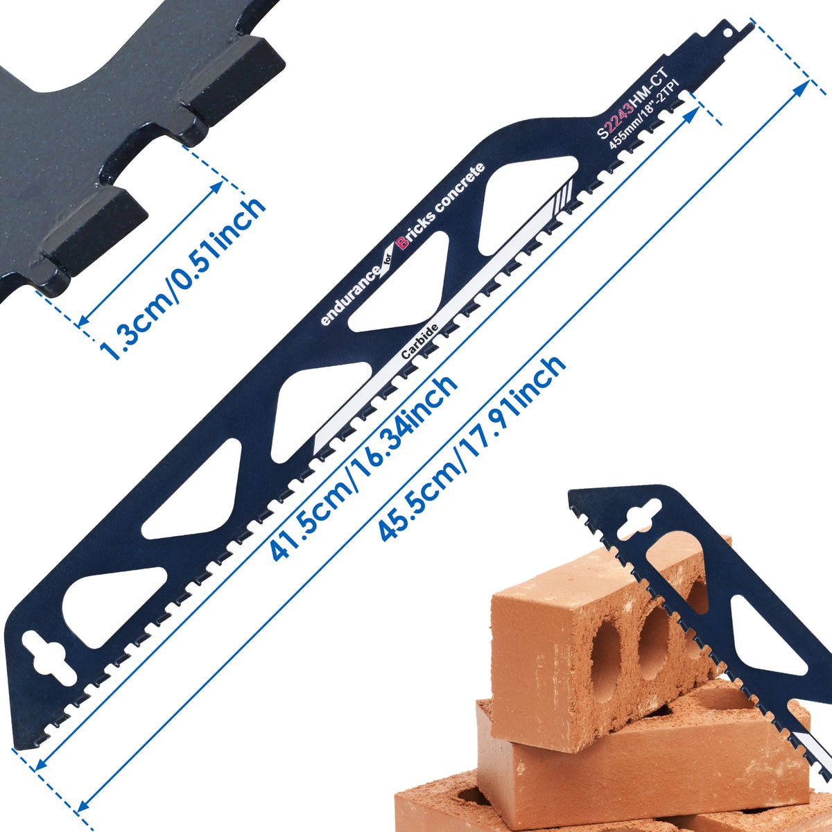 Schlagloch-Sägeblatt-Set für schwere Arbeiten