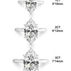 Marquise Zircon Sterling Silver Ring