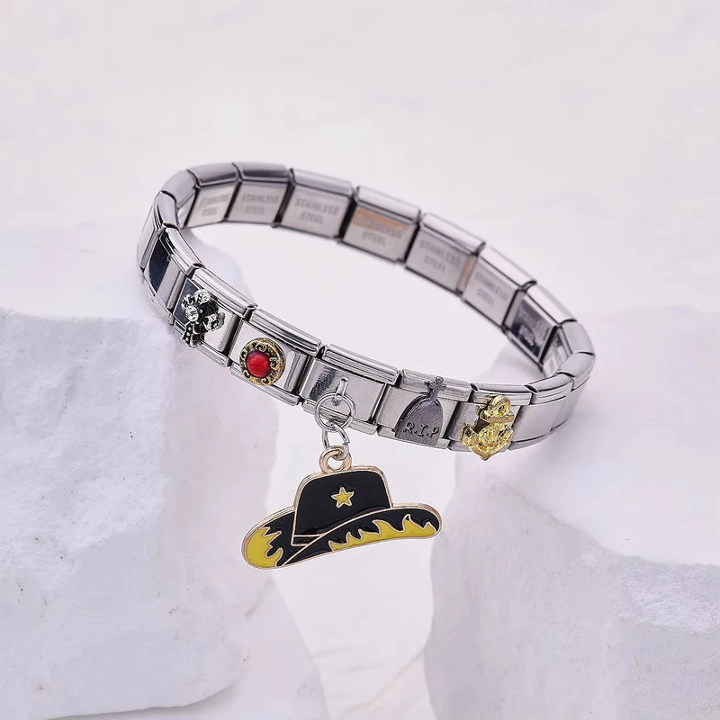 Pulsera de Charm Estilo Vaquero del Oeste