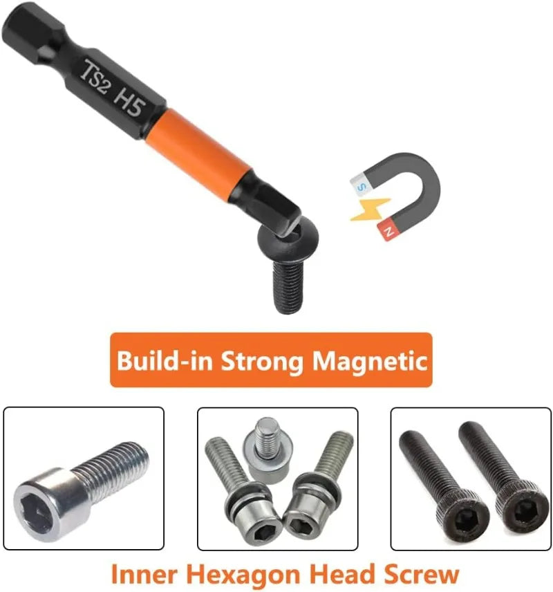 Magnetic Allen Wrench Drill Bit Set with Hex Shank