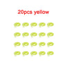 20 pieces of yellow fuzzy wiggly worm magic trick with an invisible string