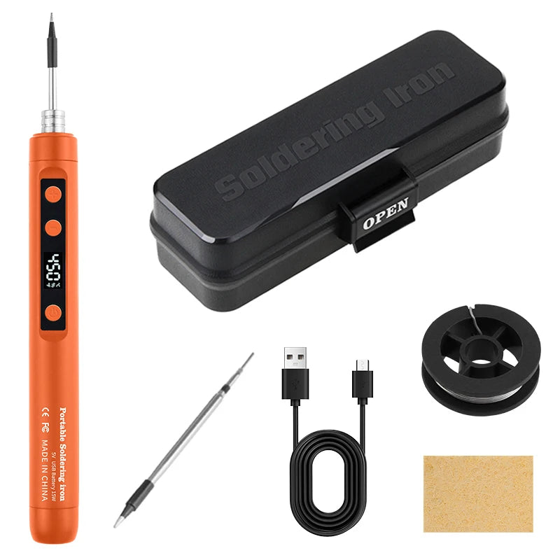 Portable USB-C Rechargeable Soldering Iron