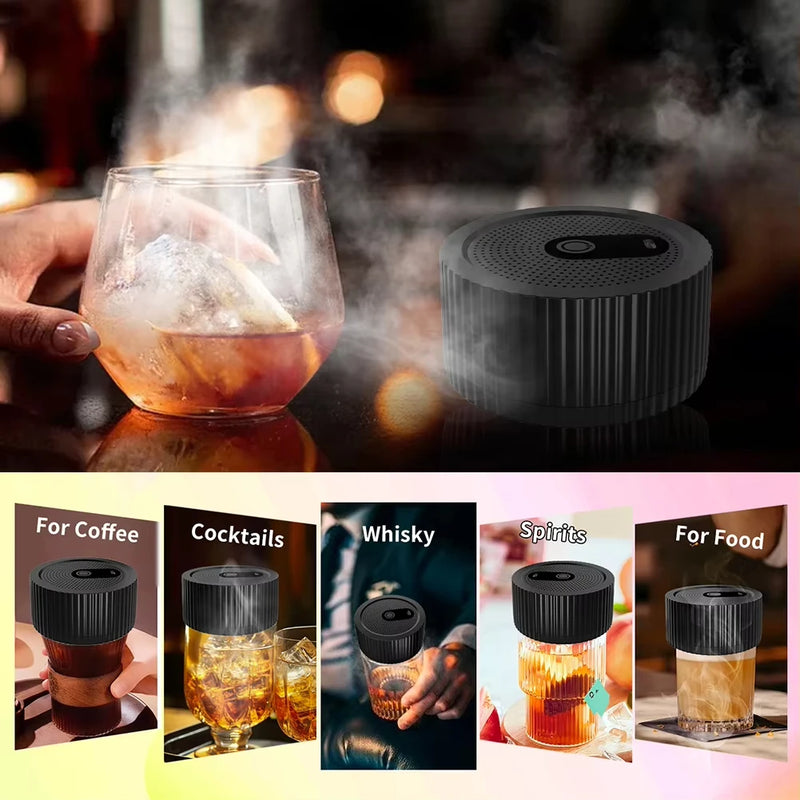 Infusor de Humo Eléctrico para Cócteles con Virutas de Madera