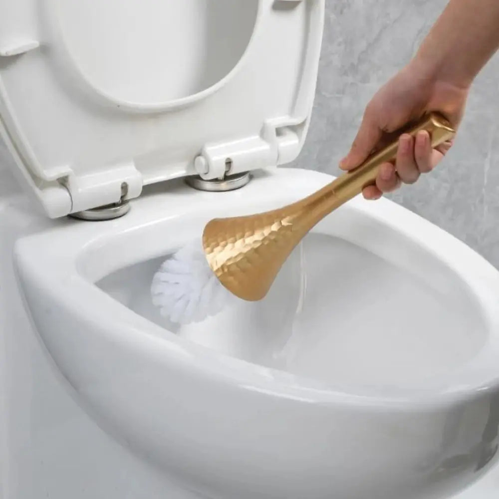 Elegant Toilet Brush with Holder and Long Handle