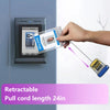 Sparkling Acrylic Retractable Badge Reel with Clip