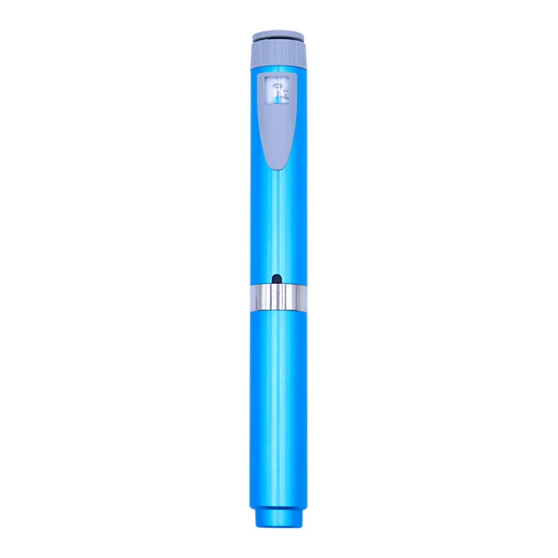 Reusable Metal Injection Pen - Adjustable Dosage 0-60 IU with Carrying Case
