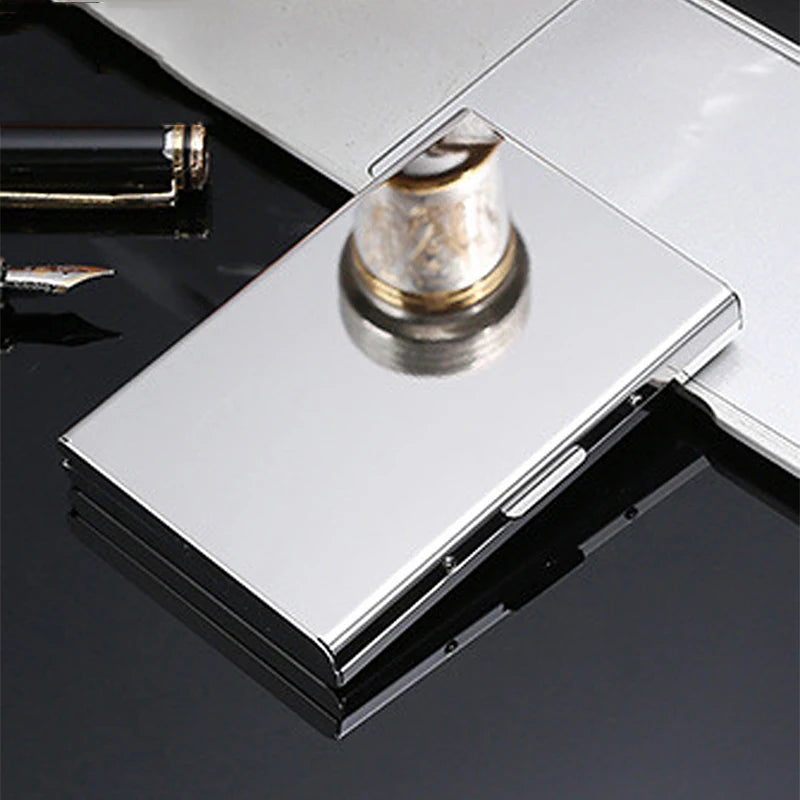 Ultra-Thin RFID Blocking Metal Card Holder