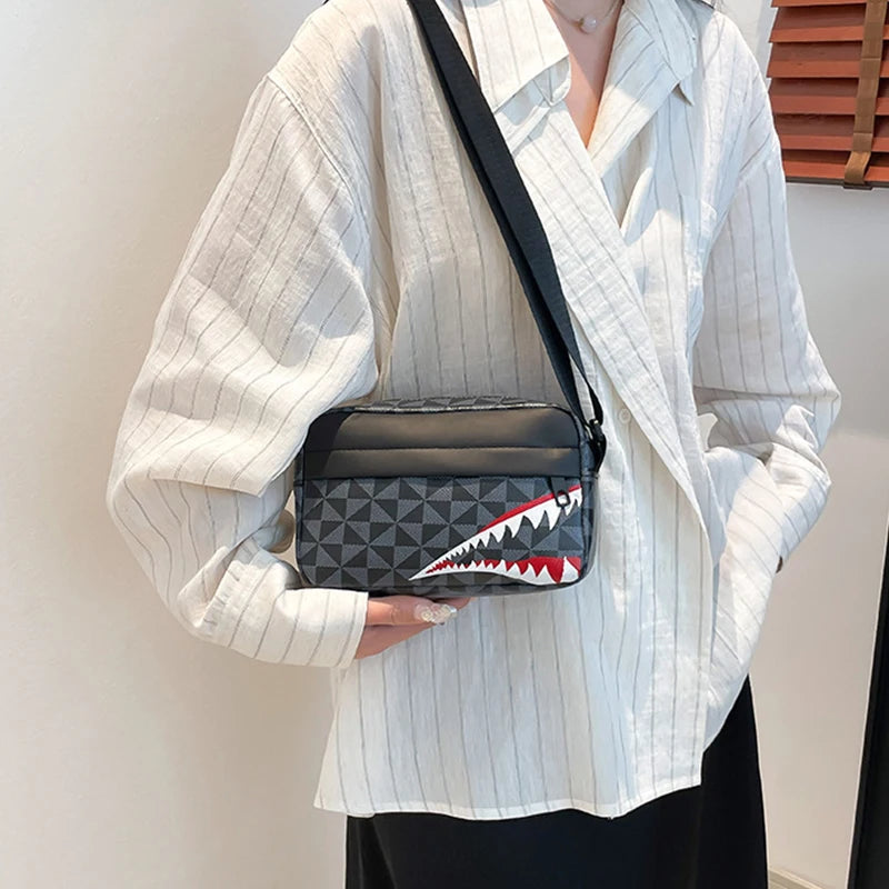 Creative Shark Mouth Crossbody Phone Bag