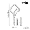 Square Snap Safety Hooks for Hanging and Organizing
