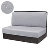 Stretchable RV Dinette Cushion Cover Set - 2 Piece Bench & Backrest Protector