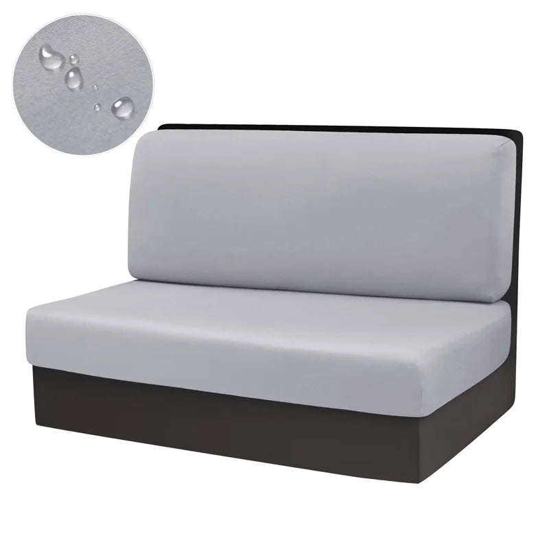 Stretchable RV Dinette Cushion Cover Set - 2 Piece Bench & Backrest Protector