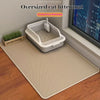 Double-Layer Cat Litter Mat with Waterproof Base